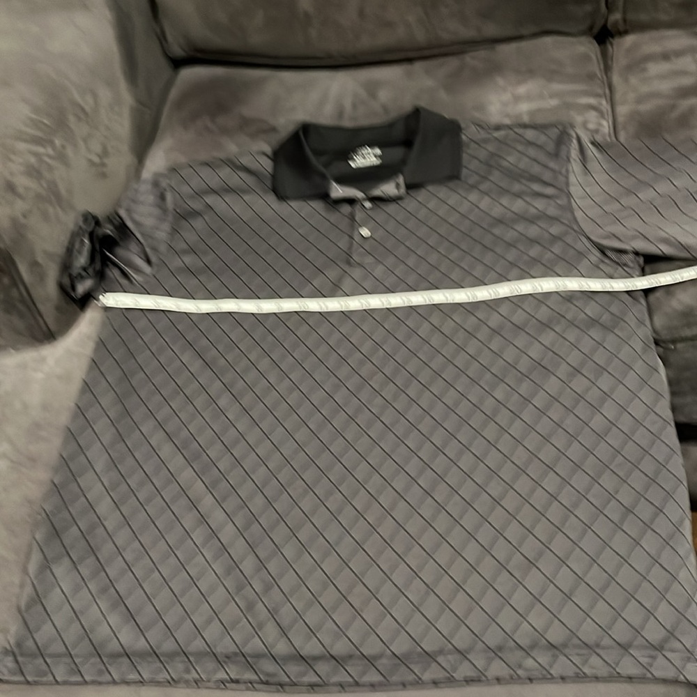 Men’s PGA Tour dark gray & black short sleeve. Like new. XXL 100% Polyester - Picture 5 of 10